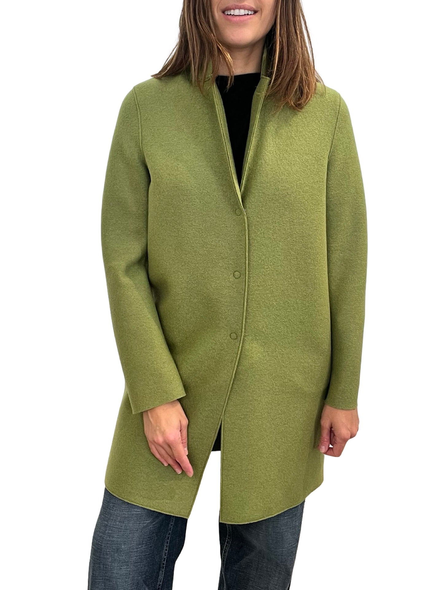 Cappotto stirato Harris Wharf London Verde