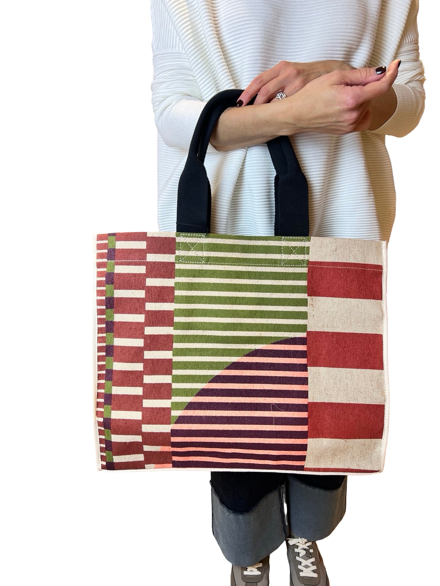 Bolso Mapoésie Yute Rayas