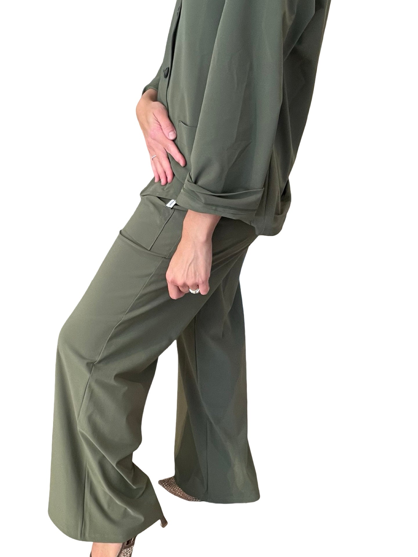 Penn&Ink Pants with Tie at the Waist