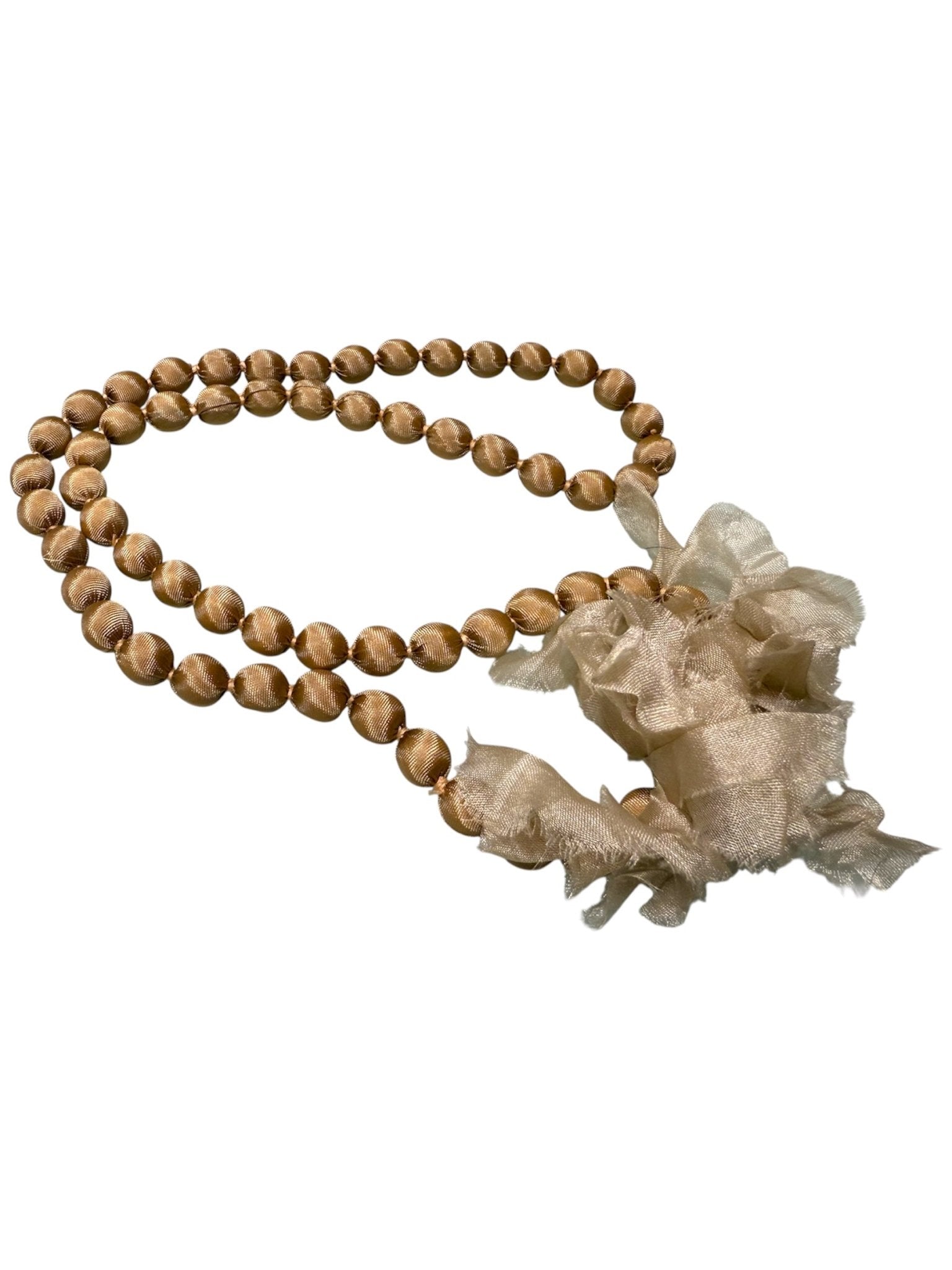 Collana Il Baco Da Seta Sfere di seta Doan Flower Nude