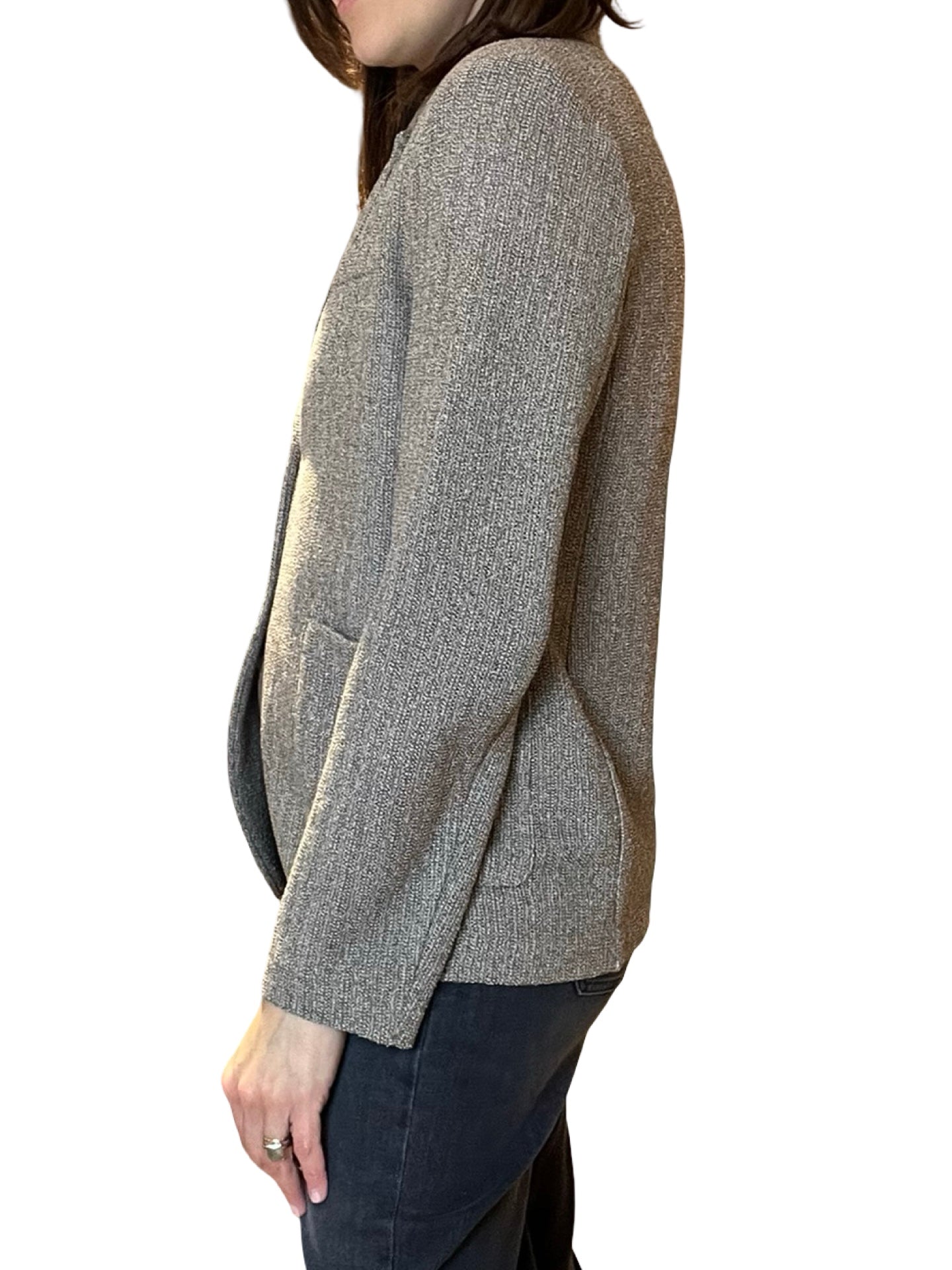 Blazer Harris Wharf London Frise Bicolor Topo