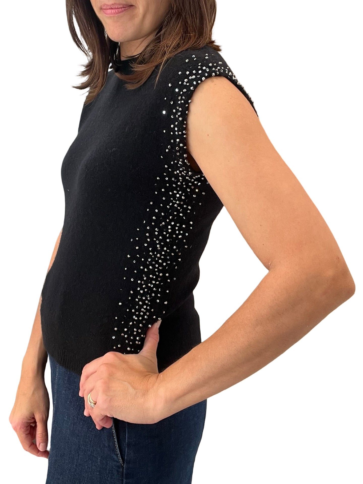 Maglione leggero Conti con paillettes