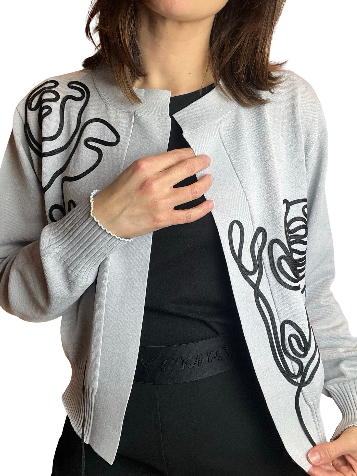 Cardigan leggero ricamato Conti