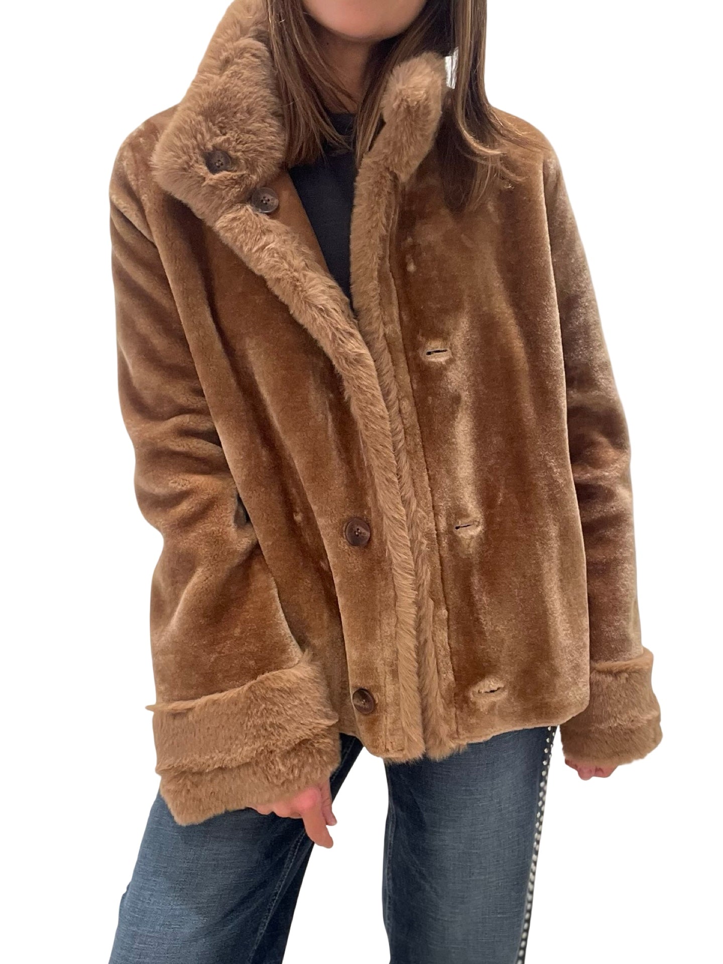 Chaqueta VLab Doble Face Camel