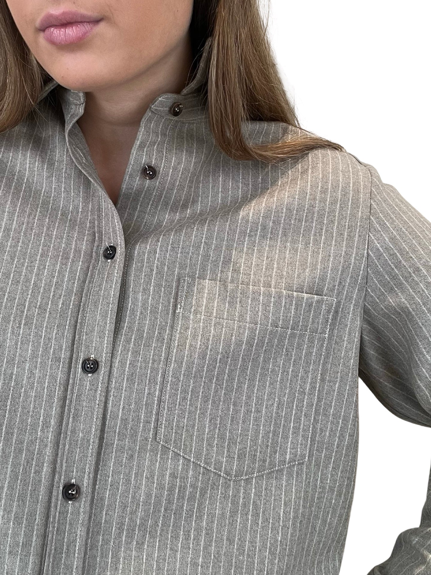 Camicia a Righe Rosso35