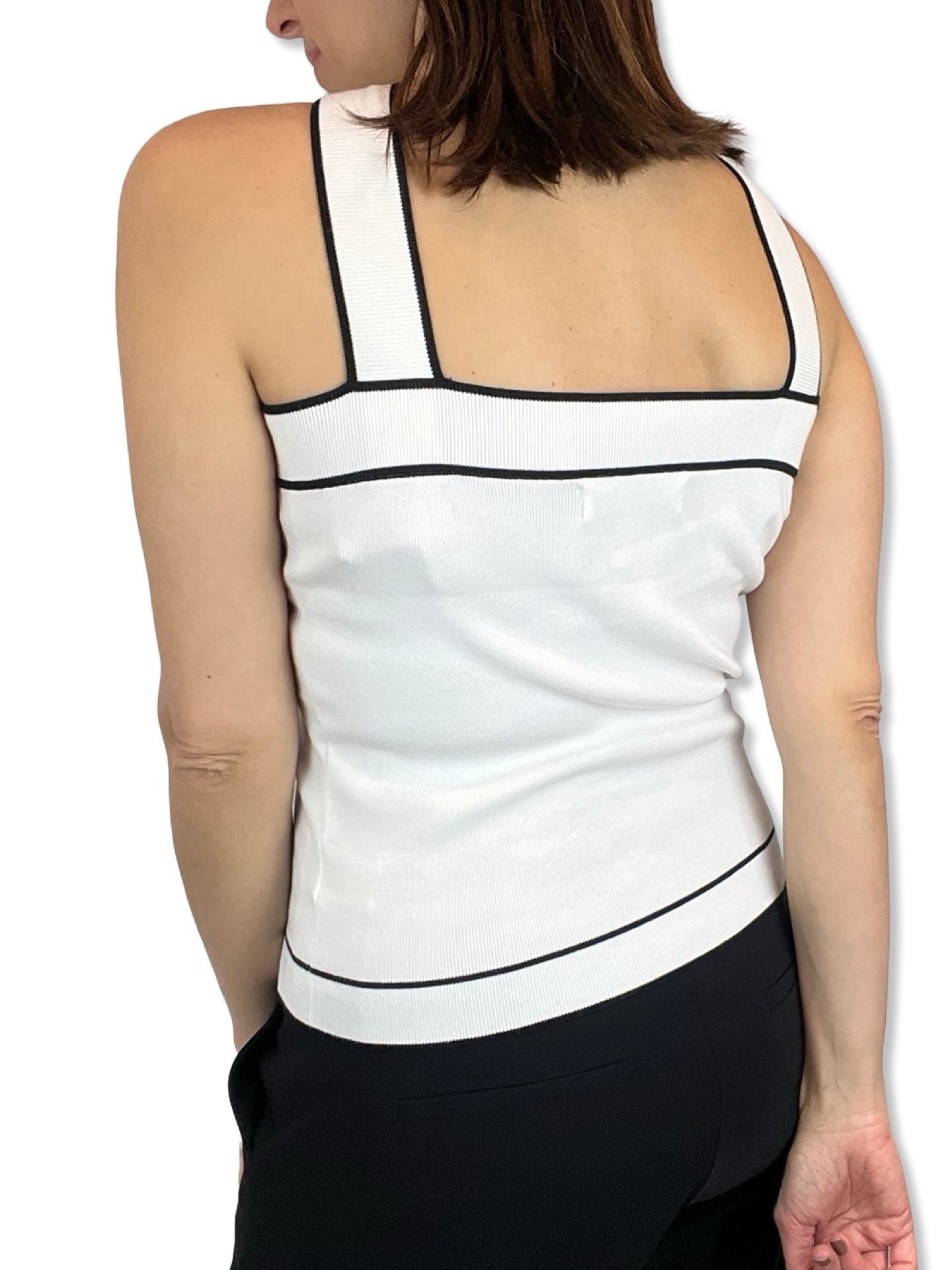 Paisie Top with Crossed Straps