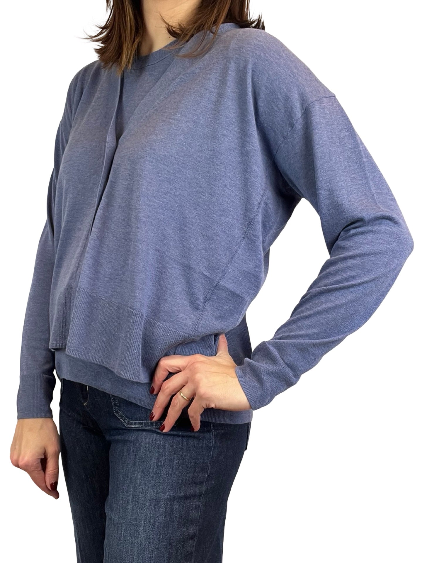 Cardigan Ct Plage Ancho Bolsillos