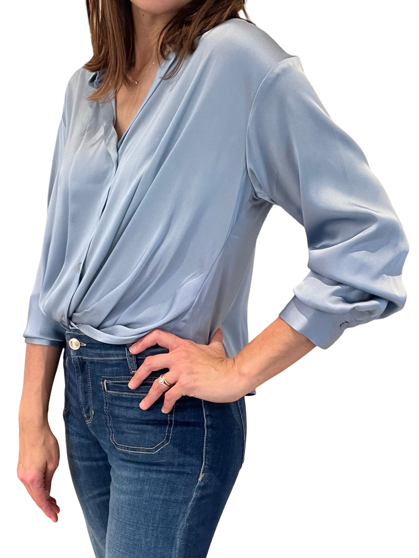 Chemise nouée Rosso35