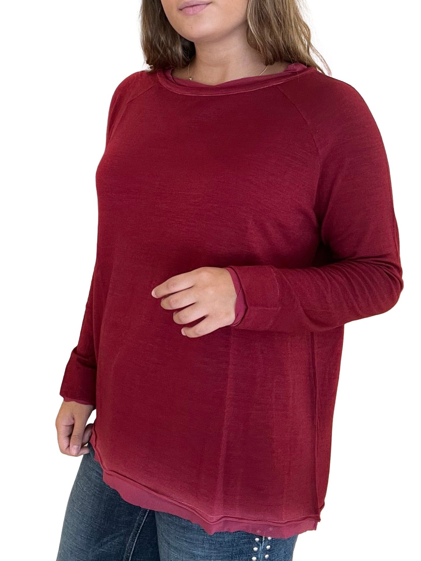 Jersey Shirt C-Zero With Silk Bell Collar