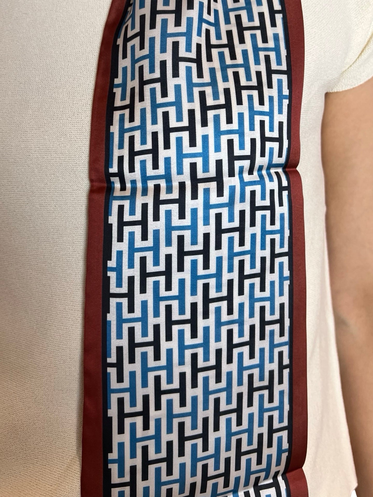 Twilly Il Baco Da Seta Estampado H