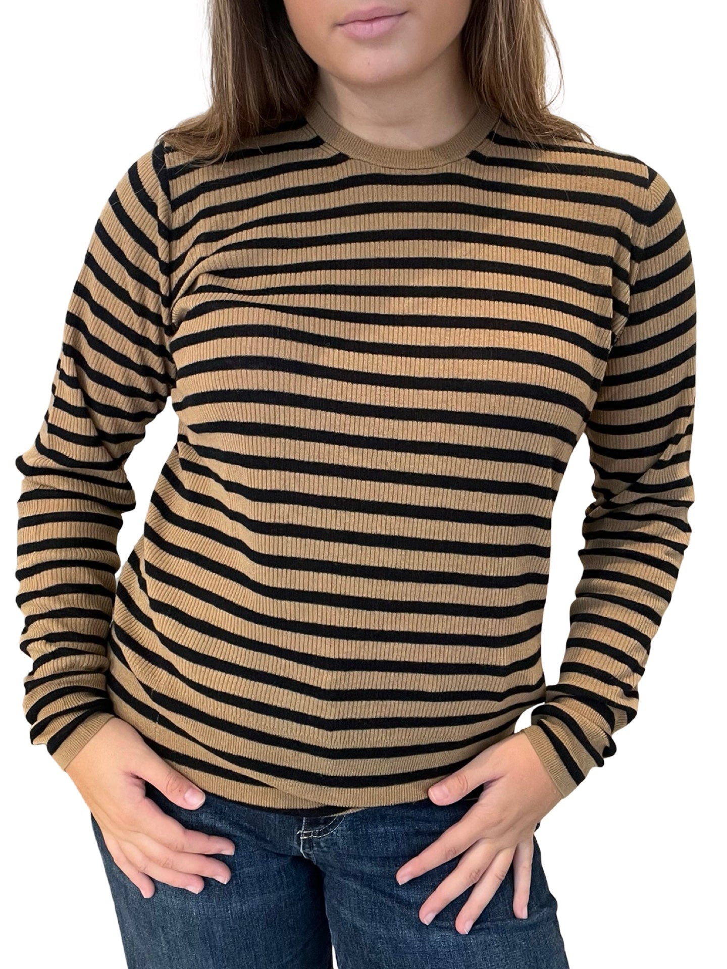 T-shirt col rond rayé C.T Plage