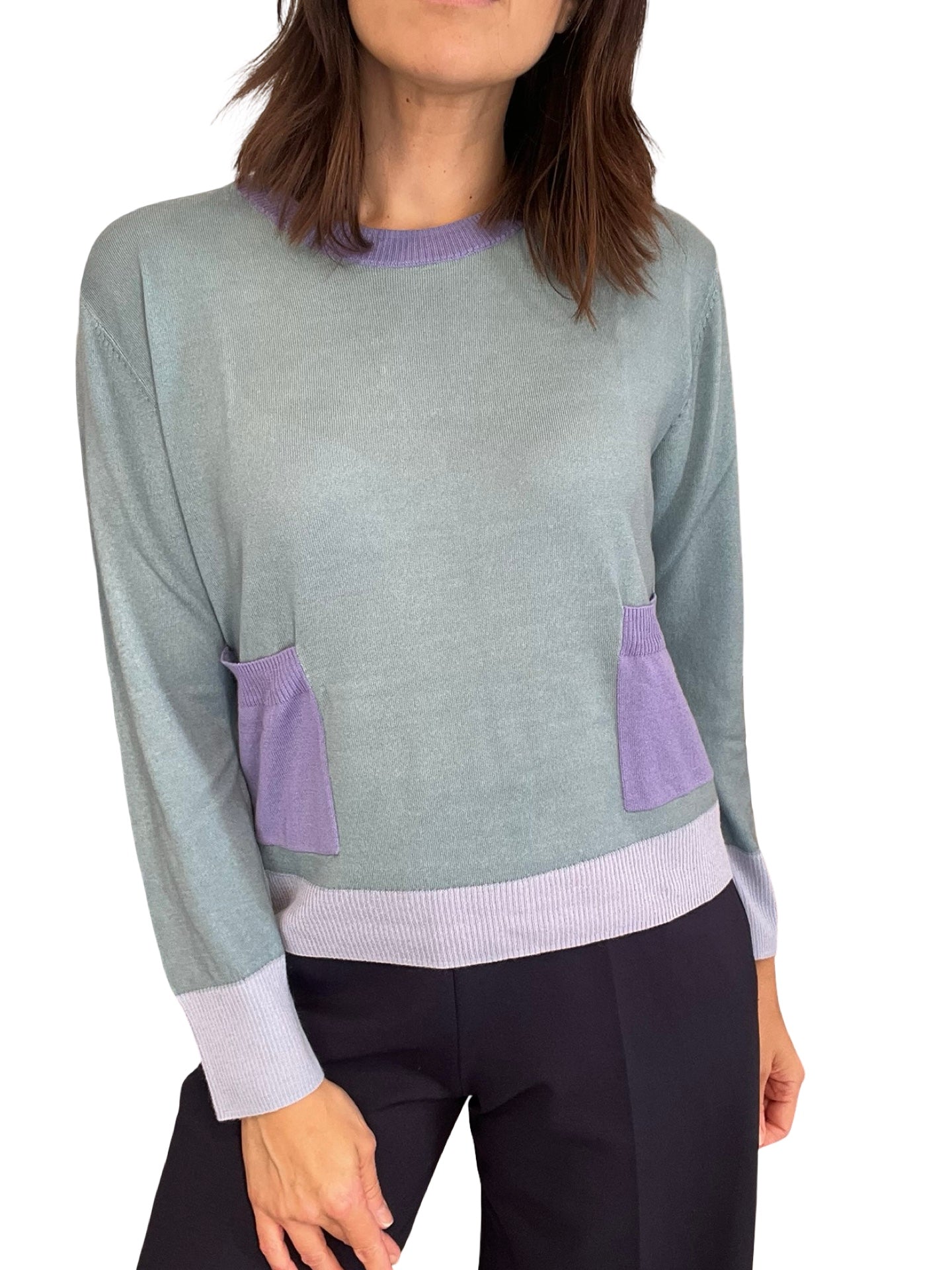 Jersey in Bed with you long sleeve bicolor pockets