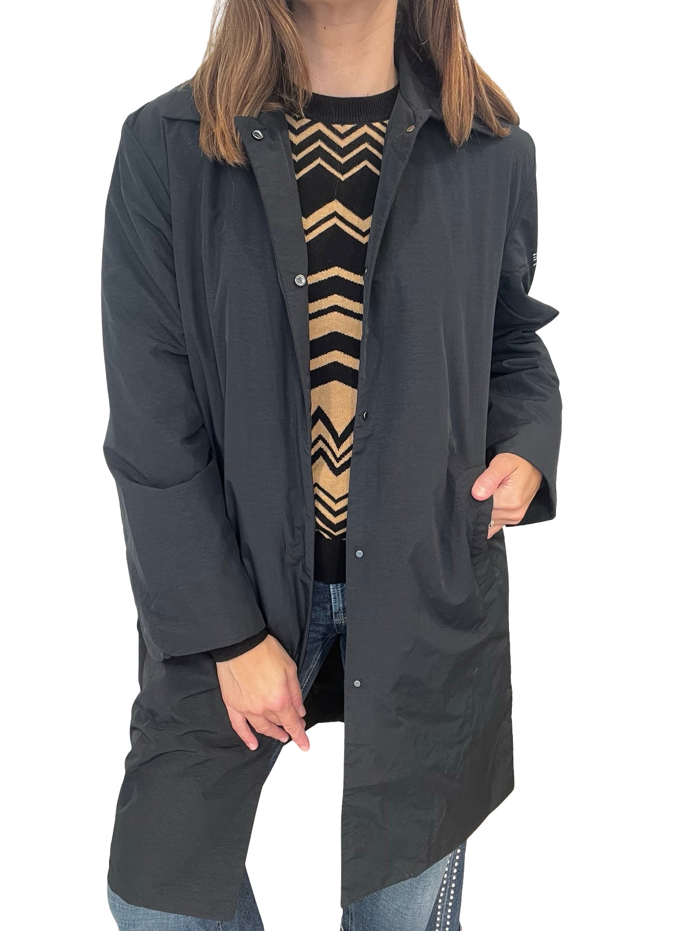 Abrigo Ecoalf Marins Negro