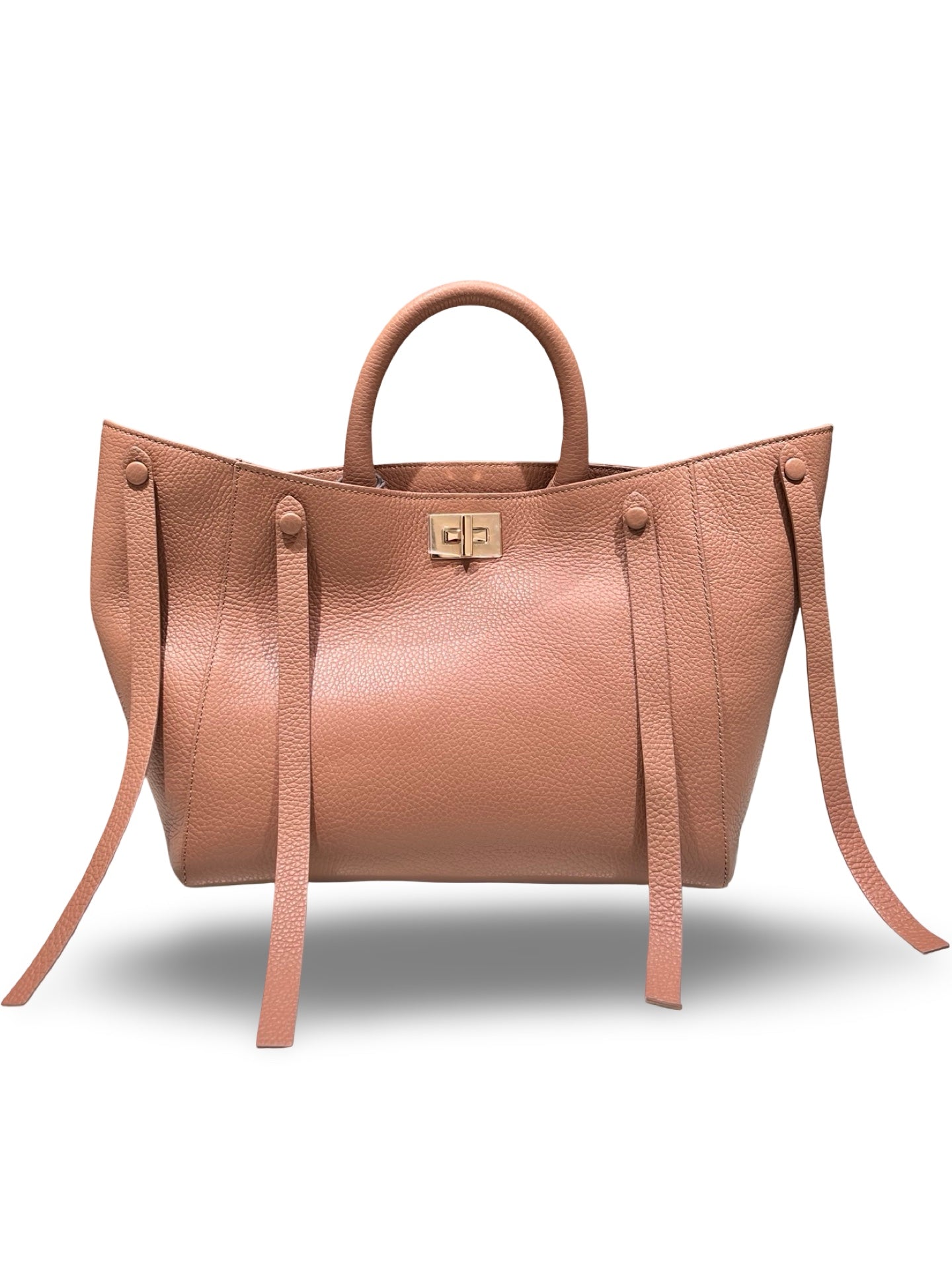 Bolso Lorena Antoniazzi Capazo Piel Camel