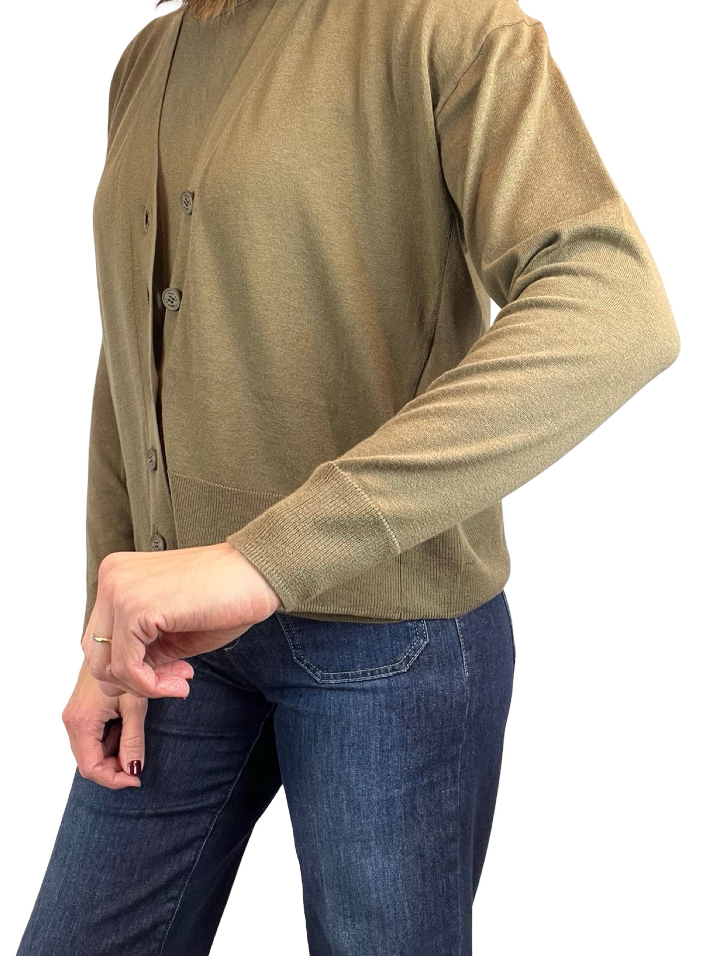 Cardigan Ct Plage Ancho Bolsillos