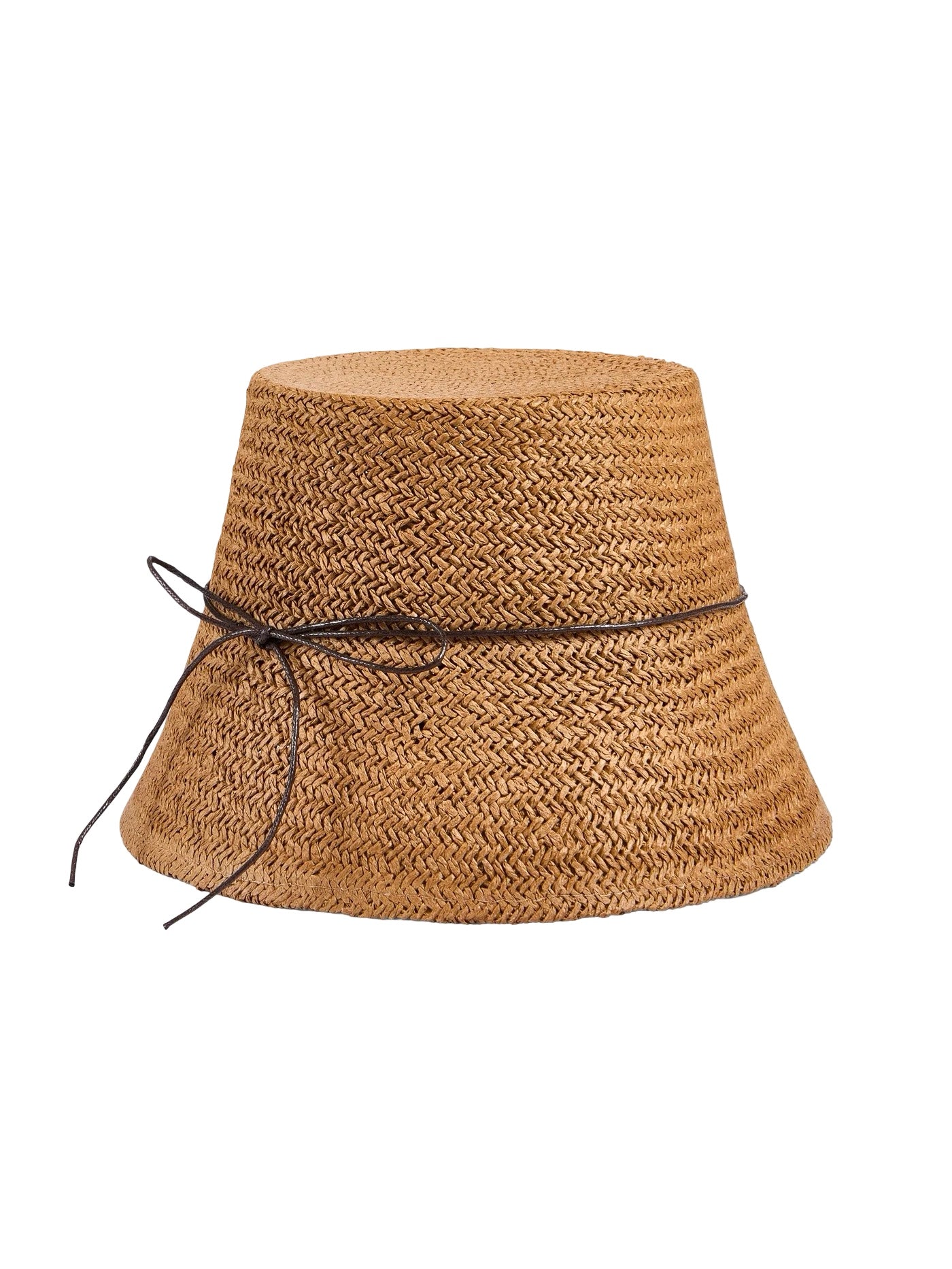 Chapeau Conti Raphia Camel Léger