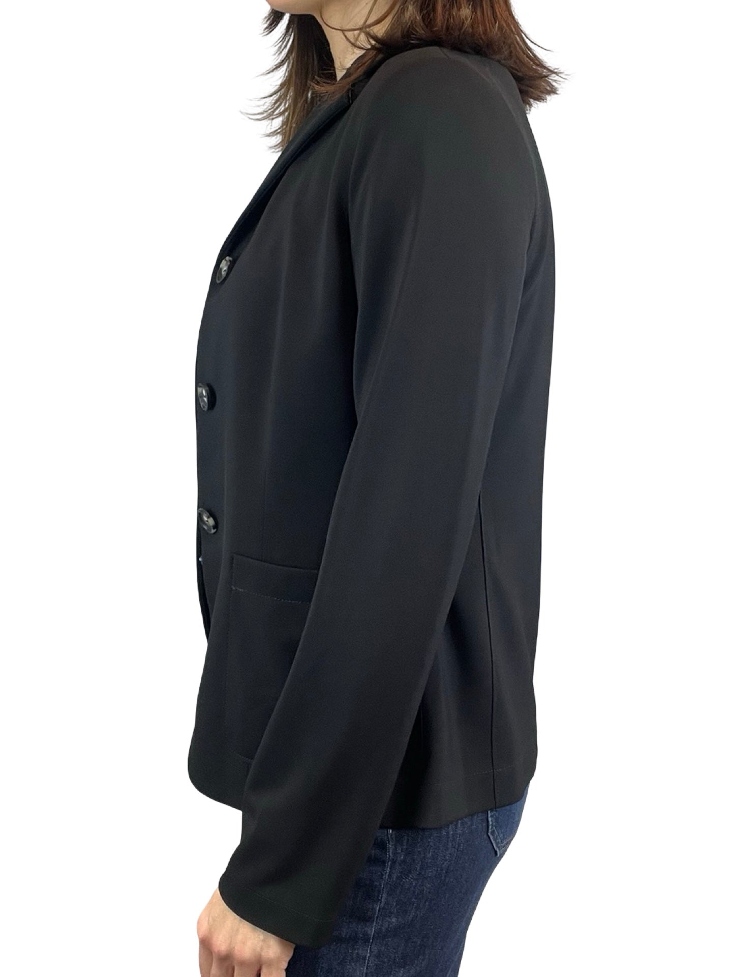 Blazer Harris Whar London Fitted Crepe Negra