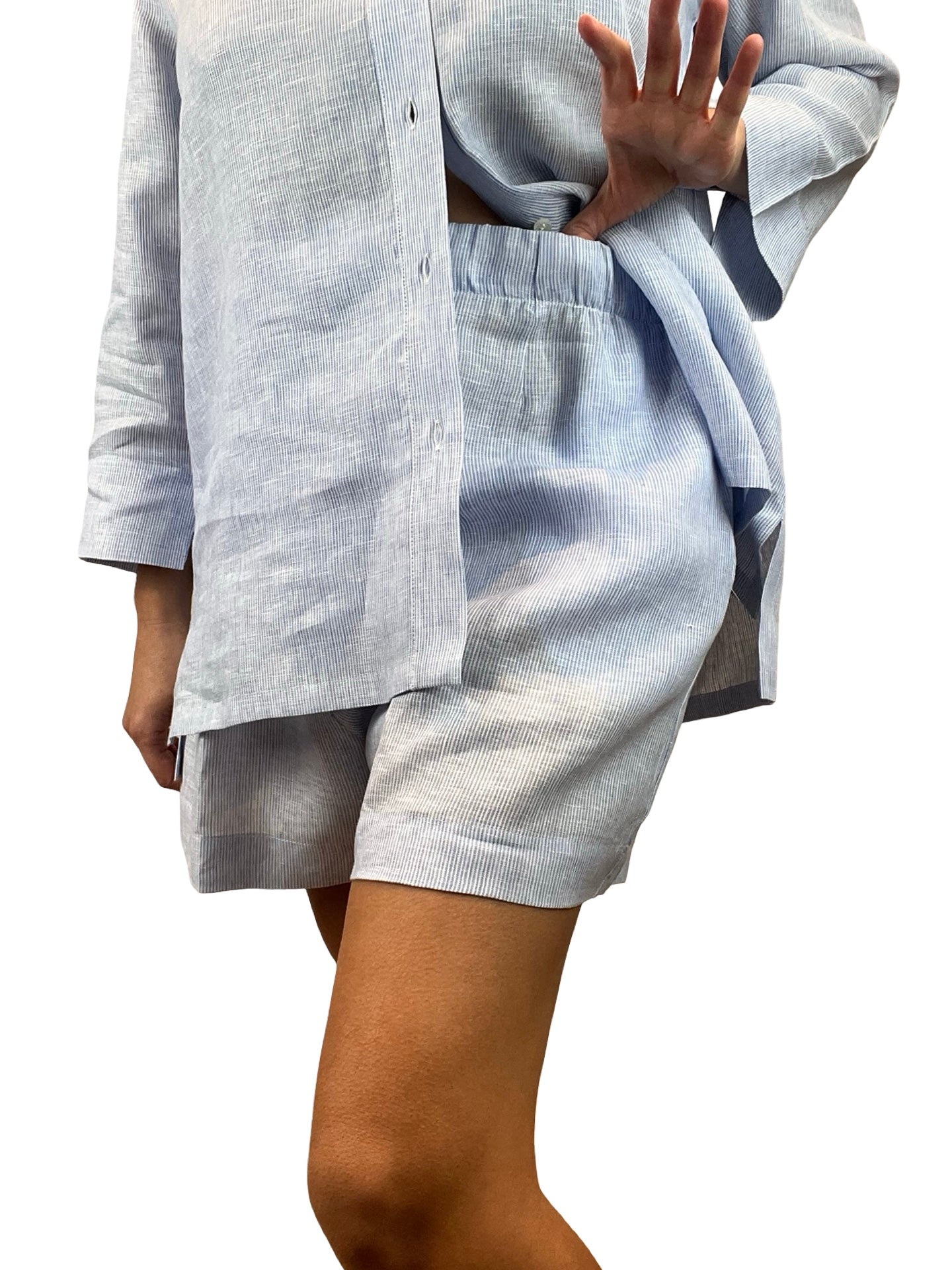 Short en lin rayé Whyci Milano