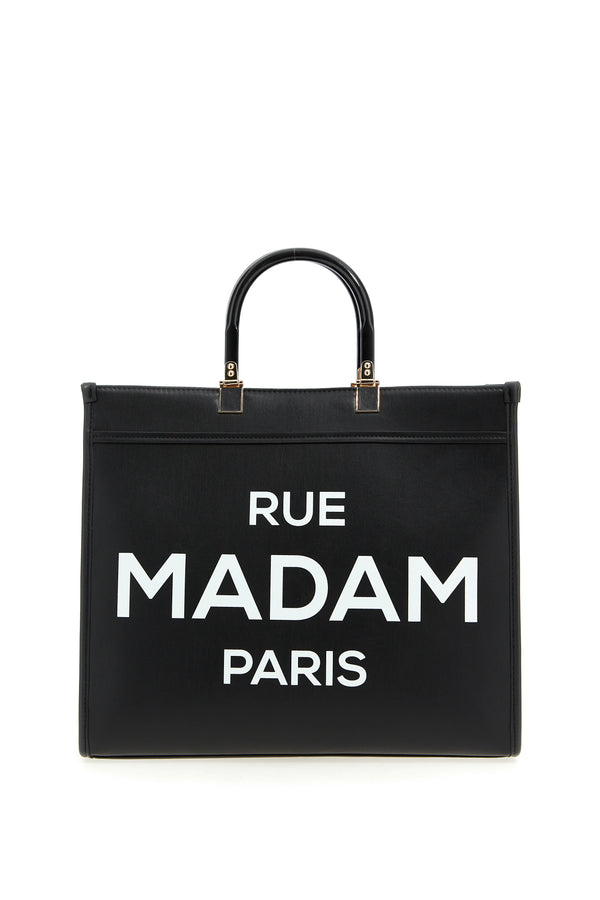 Rue Madam Icon Mini Tote Bag Black