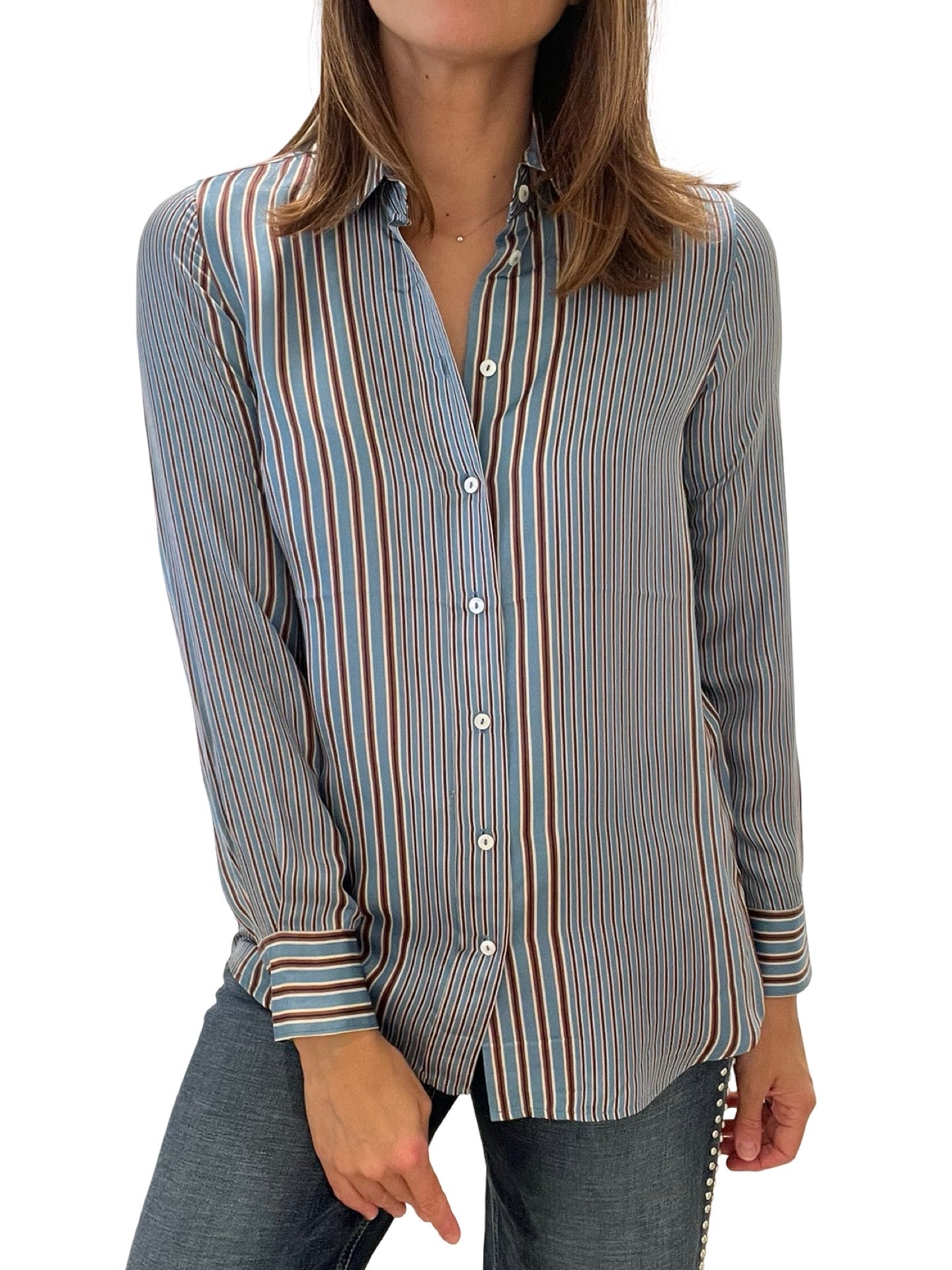 Chemise Diego à rayures bicolores