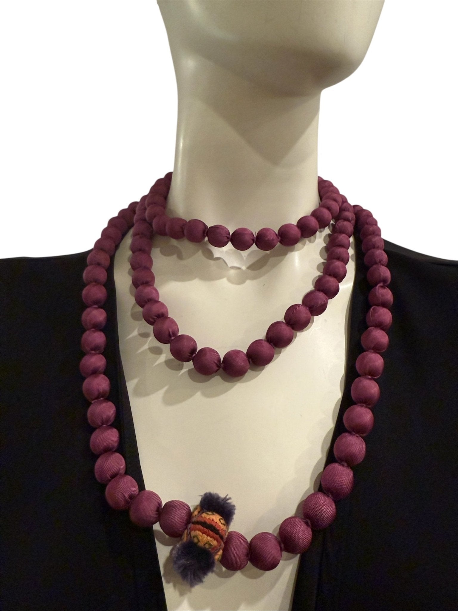 Collana Il Baco Da Seta Palline piccole nhdi Buganvilla Almohadón
