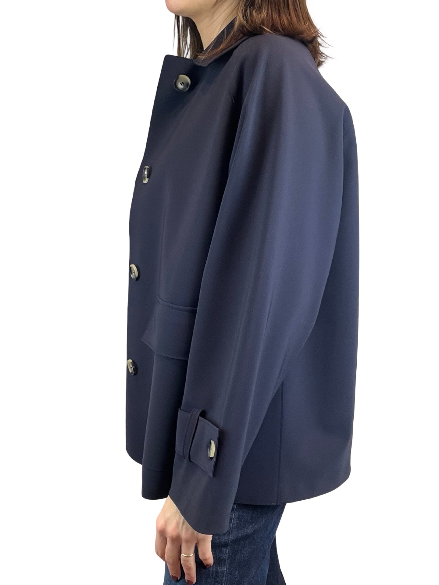 Harris Wharf London Veste de plongée raglan bleu marine