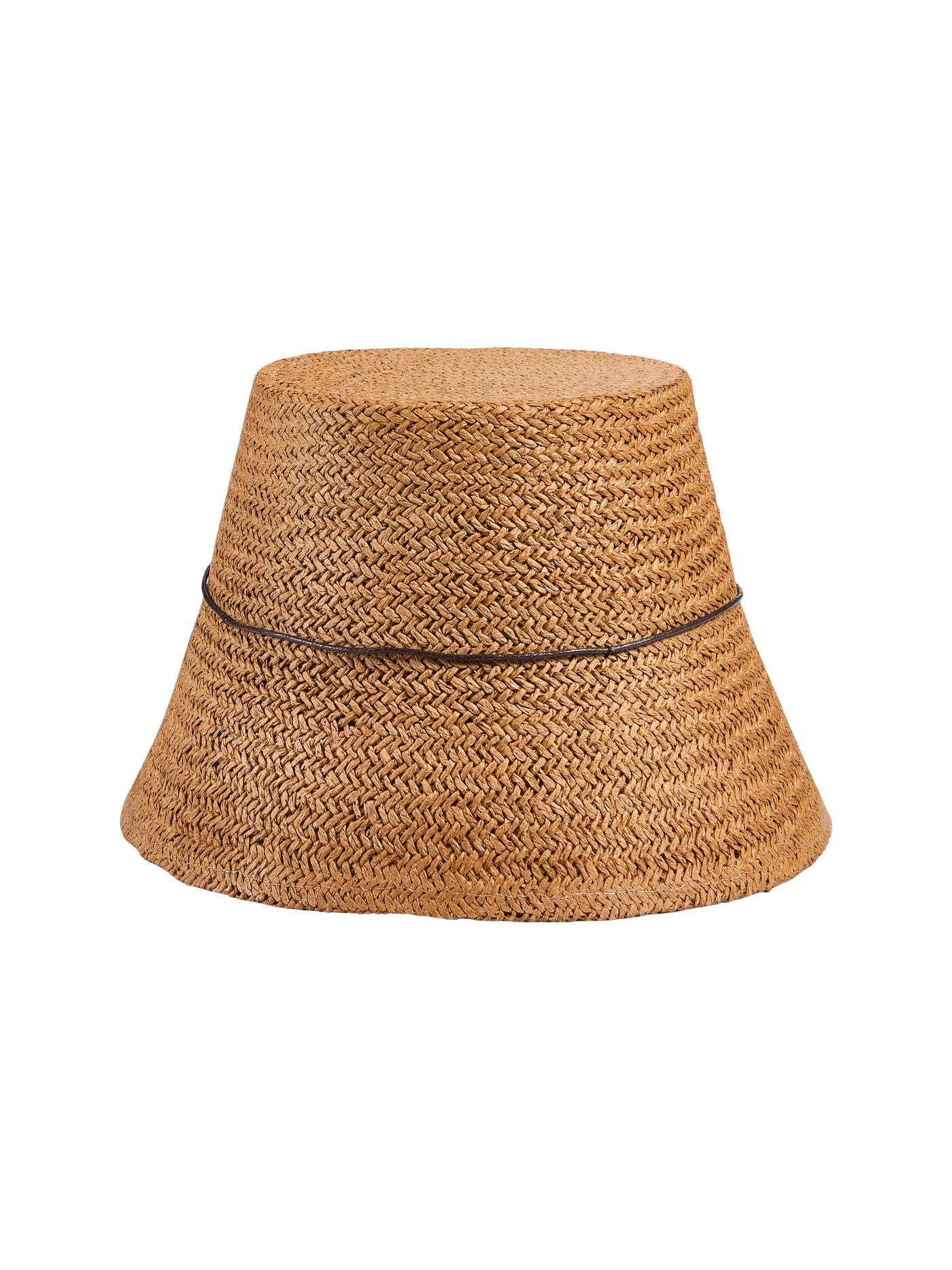 Chapeau Conti Raphia Camel Léger