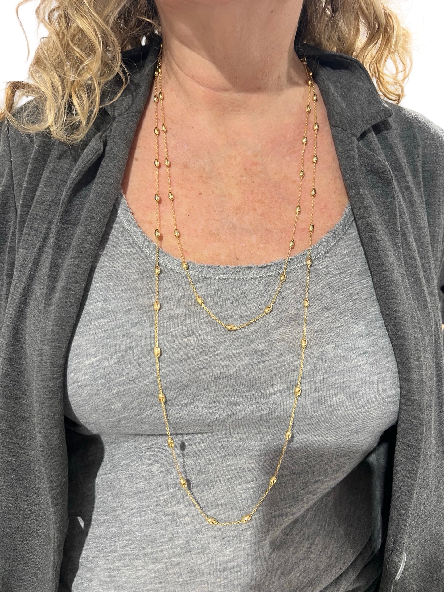 Collana Gocce Oro Favrizio Marcantelli