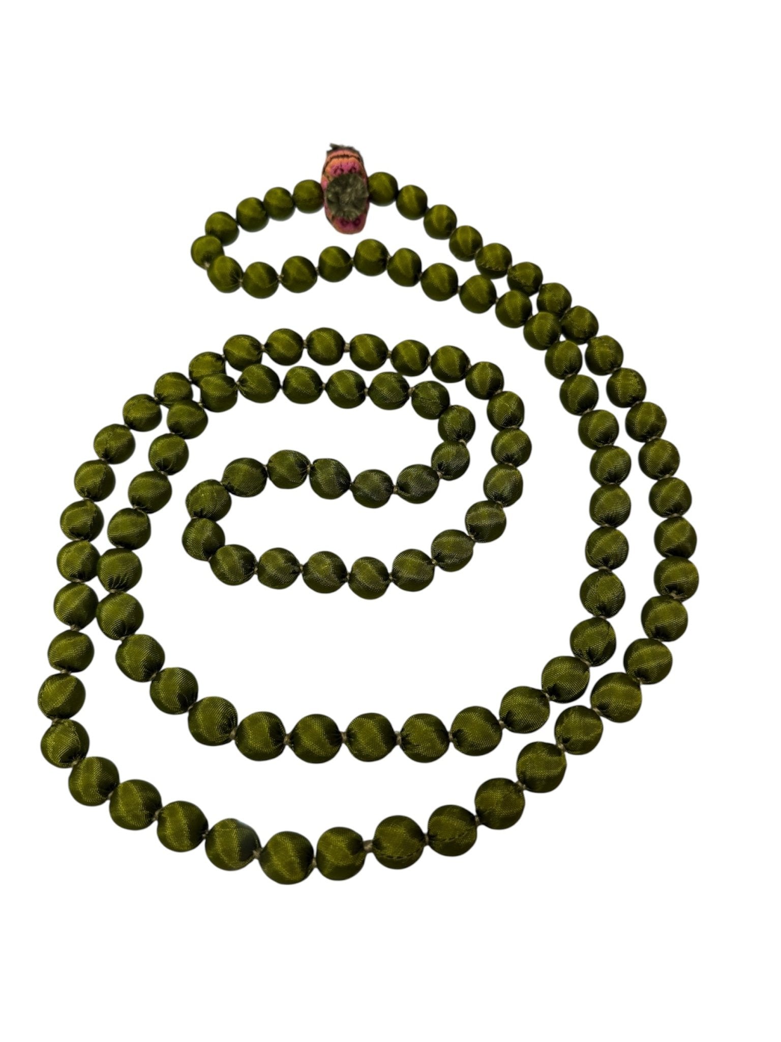 Collana Il Baco Da Seta Piccoli cuscini verde oliva