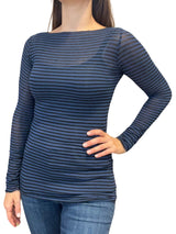 Byu Striped T-shirt Without collar