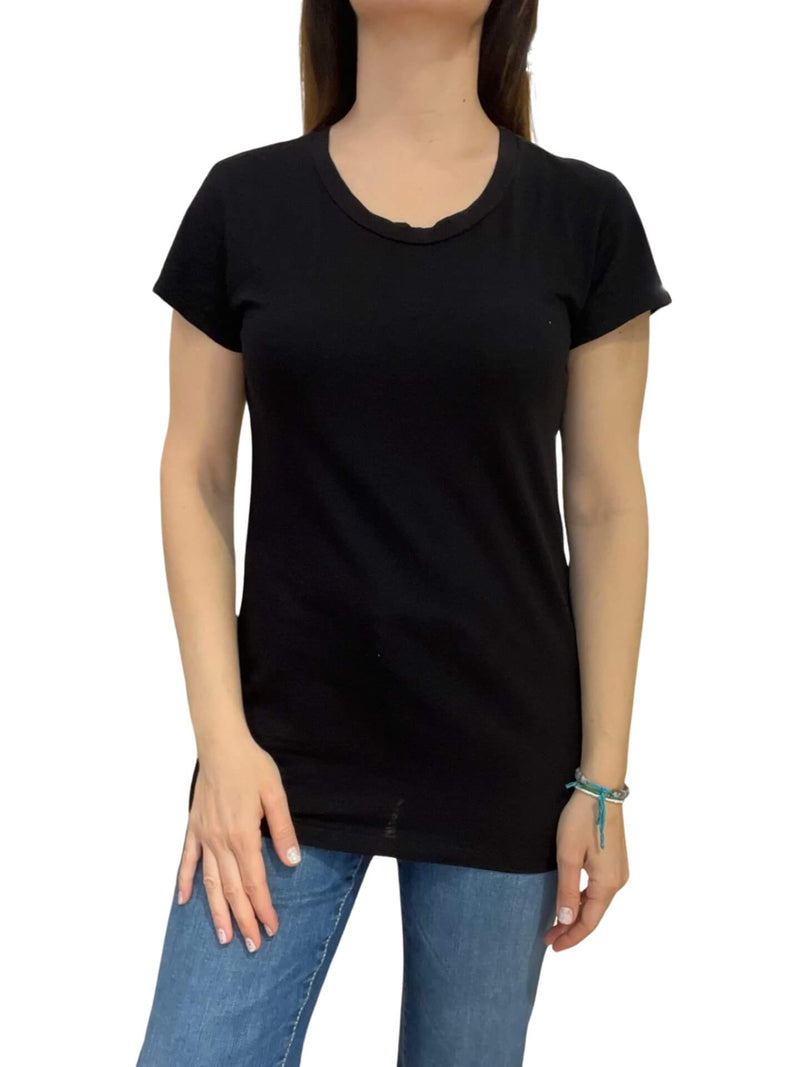 T -Velvet Neck T -Shirt