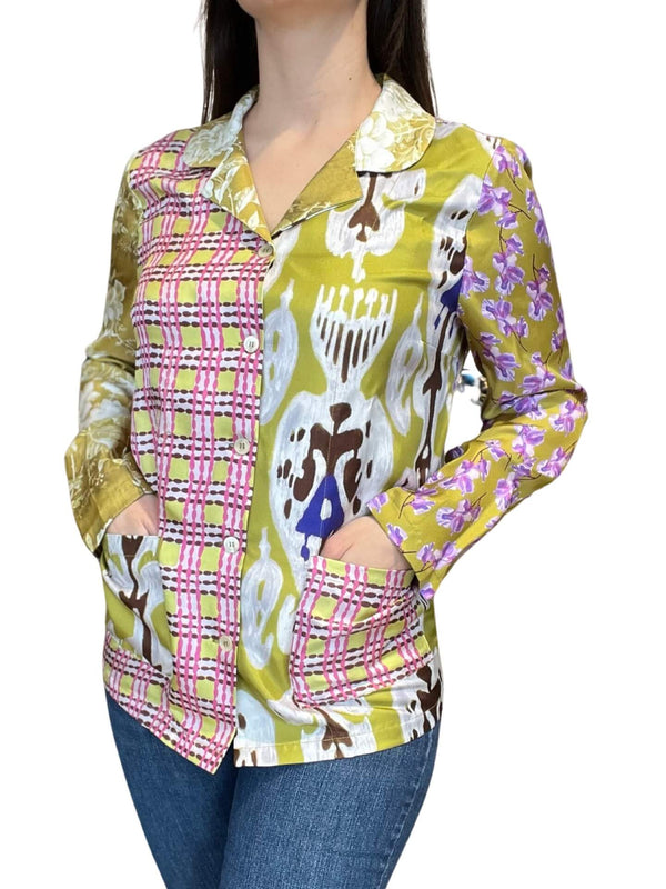 In Bed With You Printed Silk Jacket