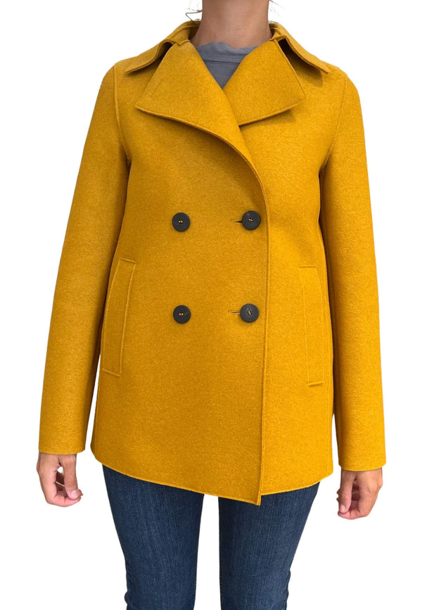 Harris Wharf London Jacket with Mustard Buttons