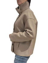 Chaqueton Harris Wharf London Pressed Wool Camel