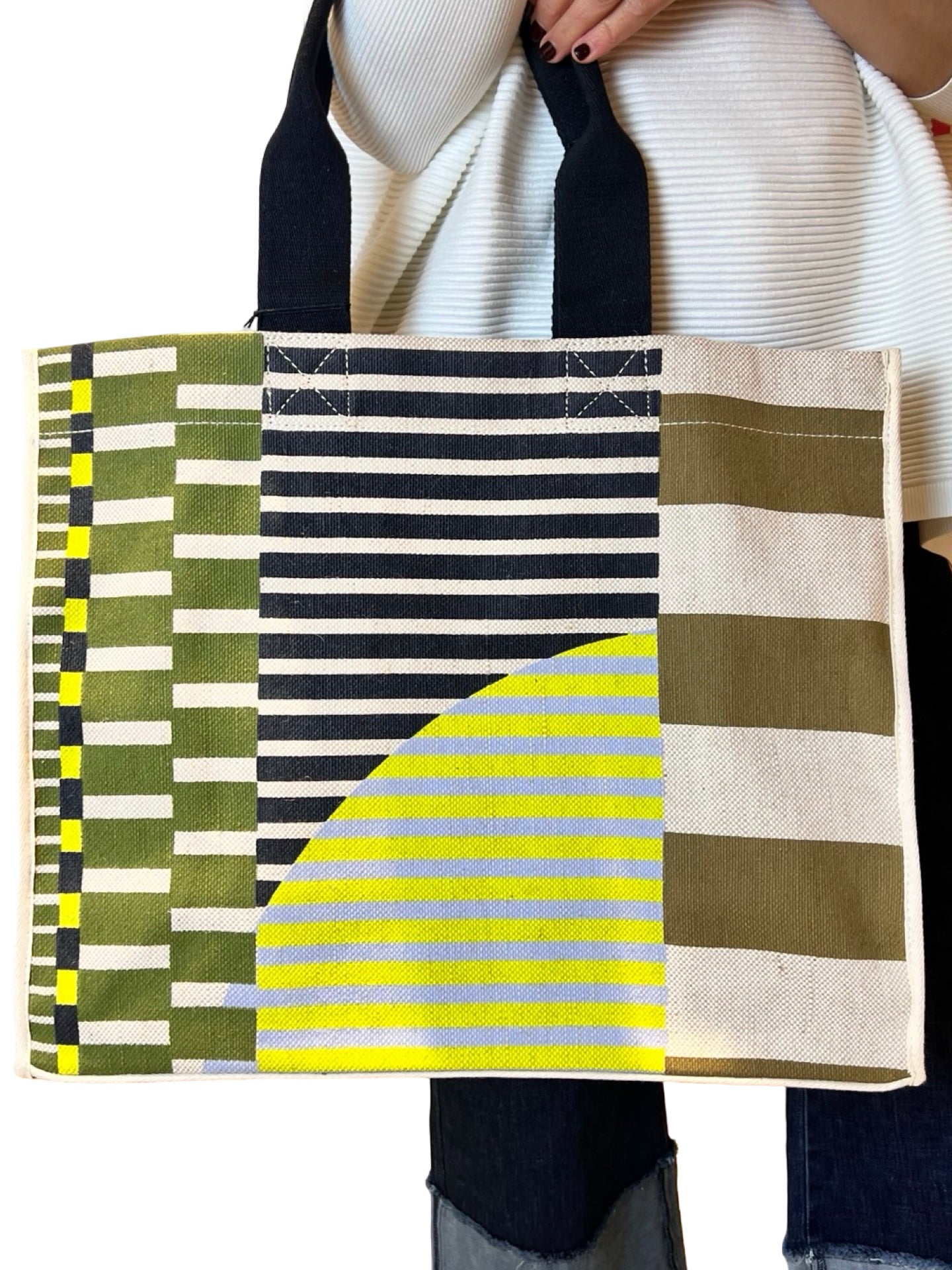 Bolso Mapoésie Yute Rayas