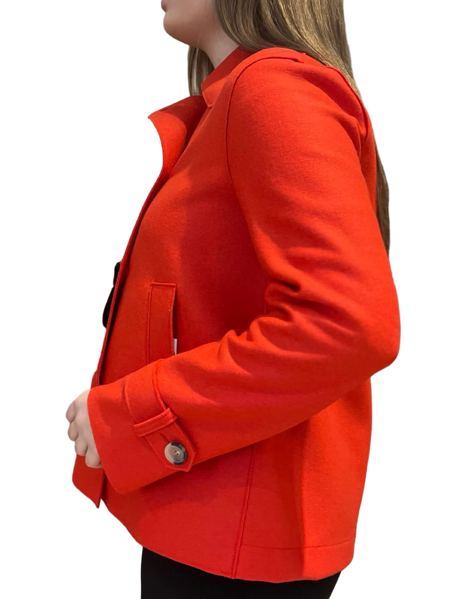 Parka Harris Wharf London Cropped Trench Roja