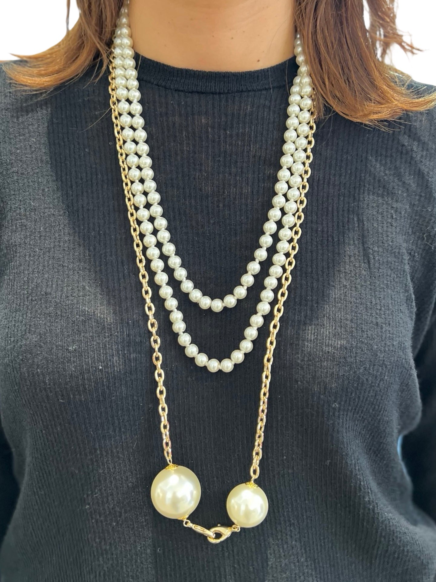 Fabrizio Marcantelli Necklace Pearls Chains