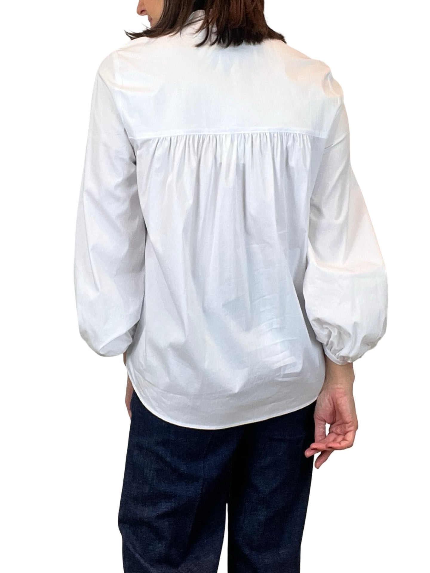 Adele Mao Gathered Sleeve Shirt
