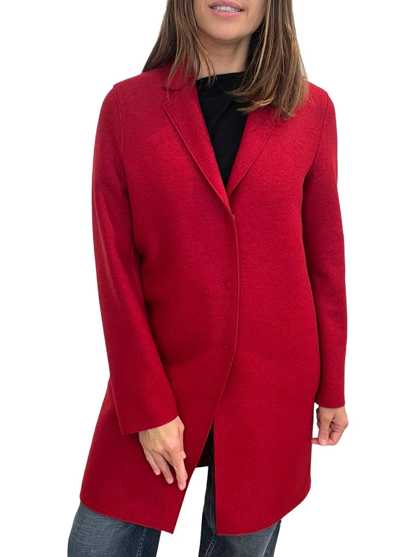 Cappotto stirato Harris Wharf London Rosso