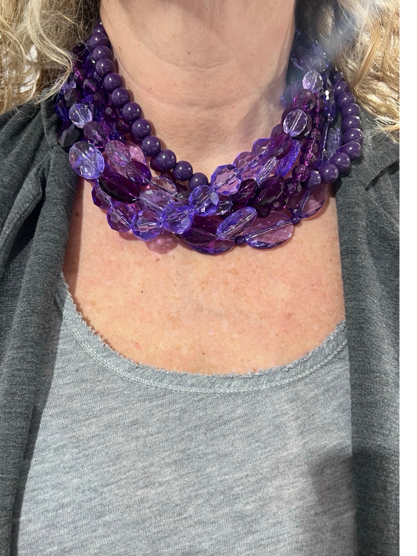 Fabrizio Marcantelli Osaka Violet Necklace