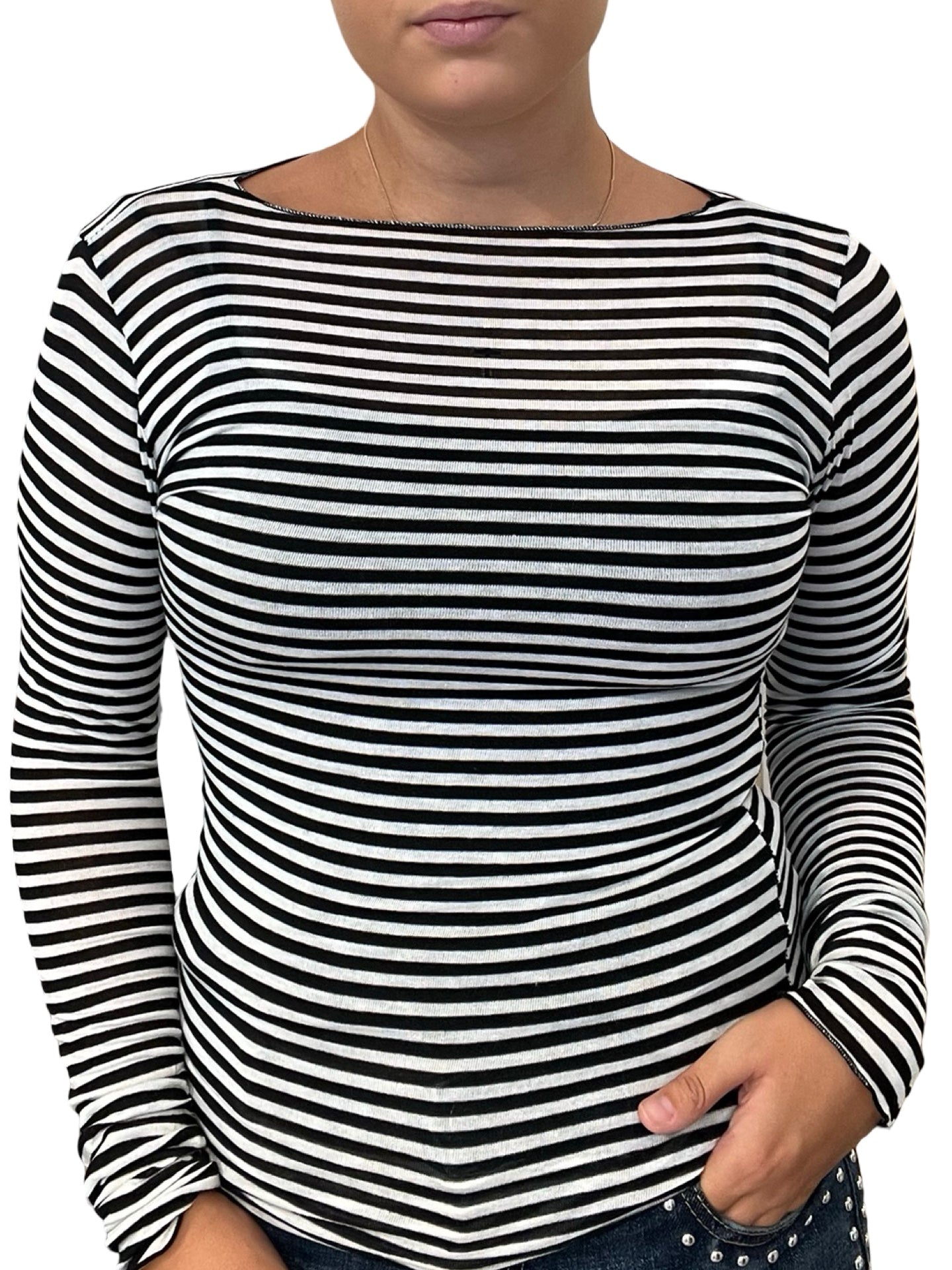 T-shirt a righe Byu Barça