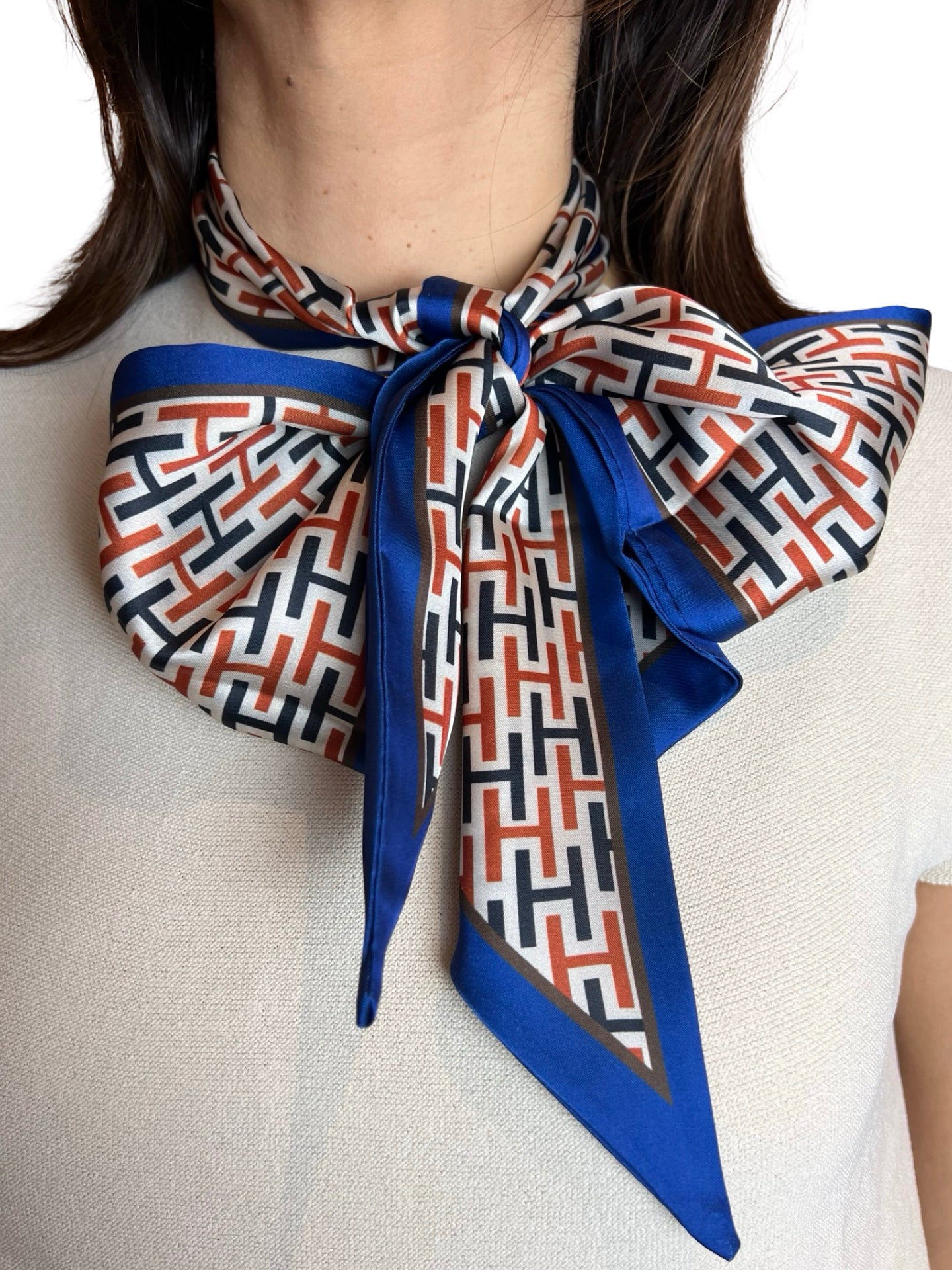 Twilly Il Baco Da Seta Estampado H