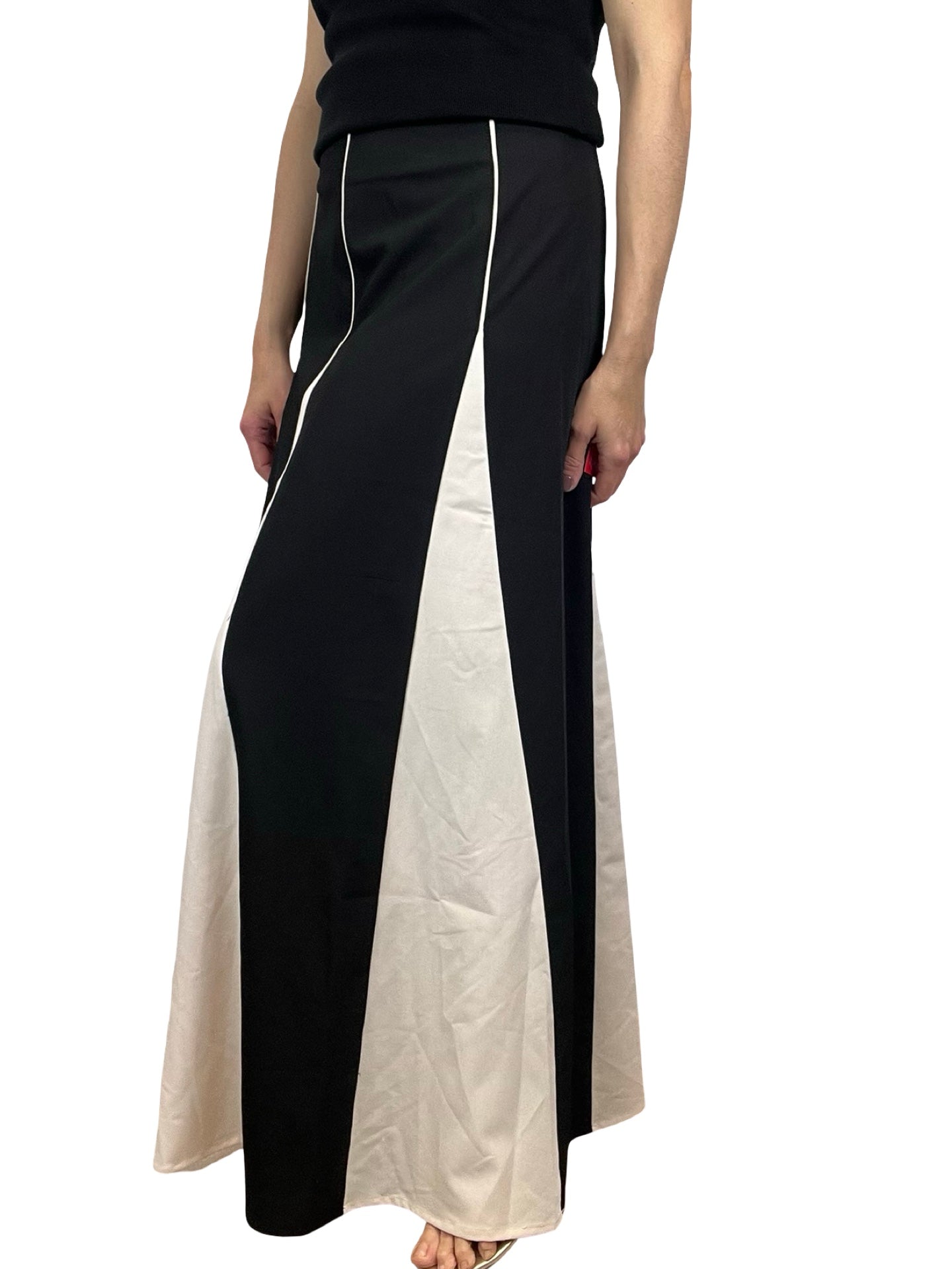 Two-tone Long Paisie Skirt