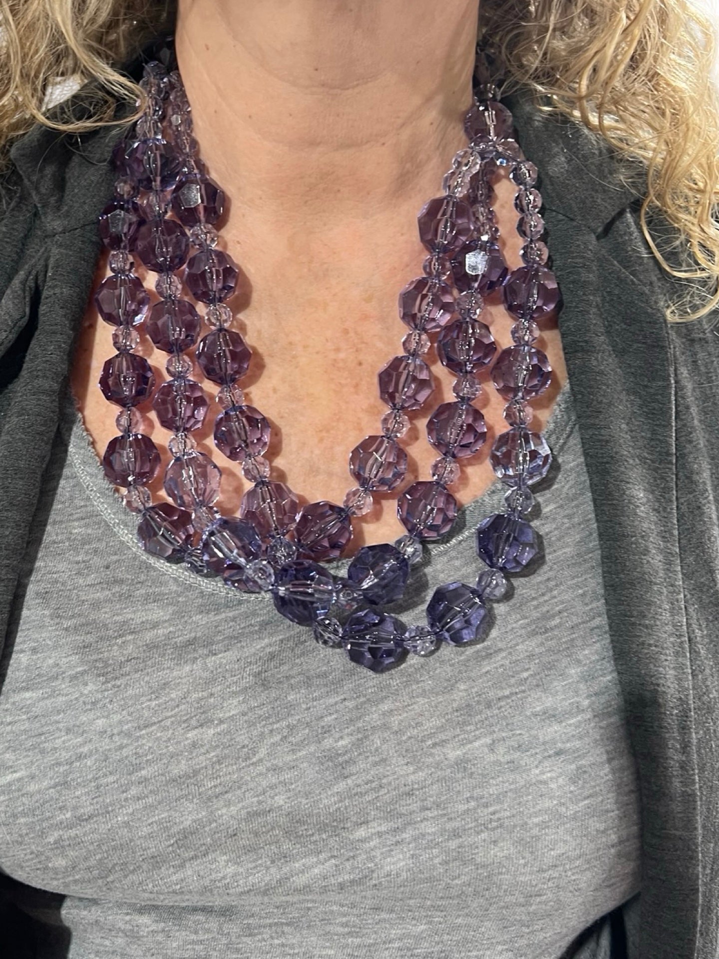 Fabrizio Marcantelli Stones Necklace 2 Sizes Alternanda Gray