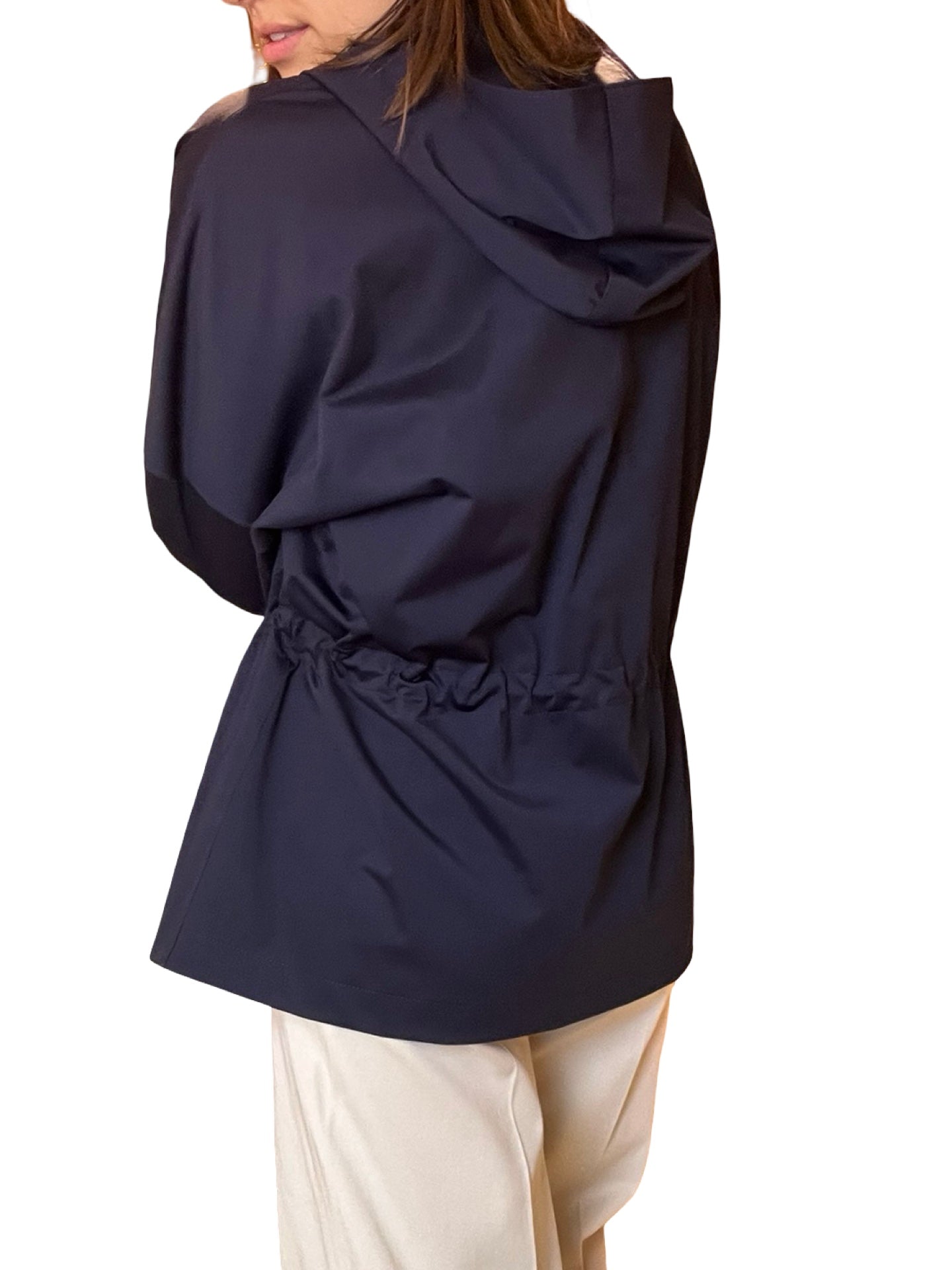 Harris Wharf London Parka Light Hood Tecnica Navy