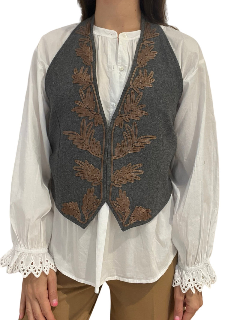 Diega Embroidered Vest