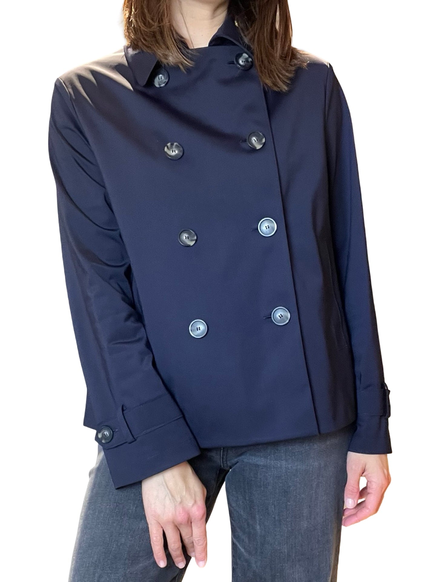 Harris Wharf London Trench Tecnica Veste Marine