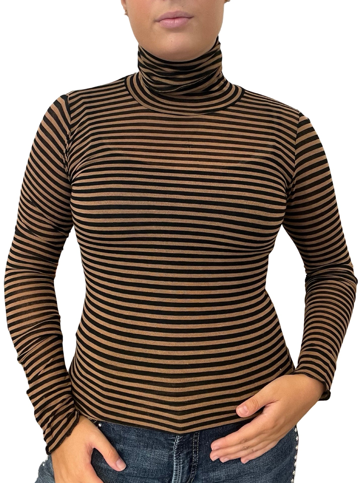 T-shirt cygne rayé Byu