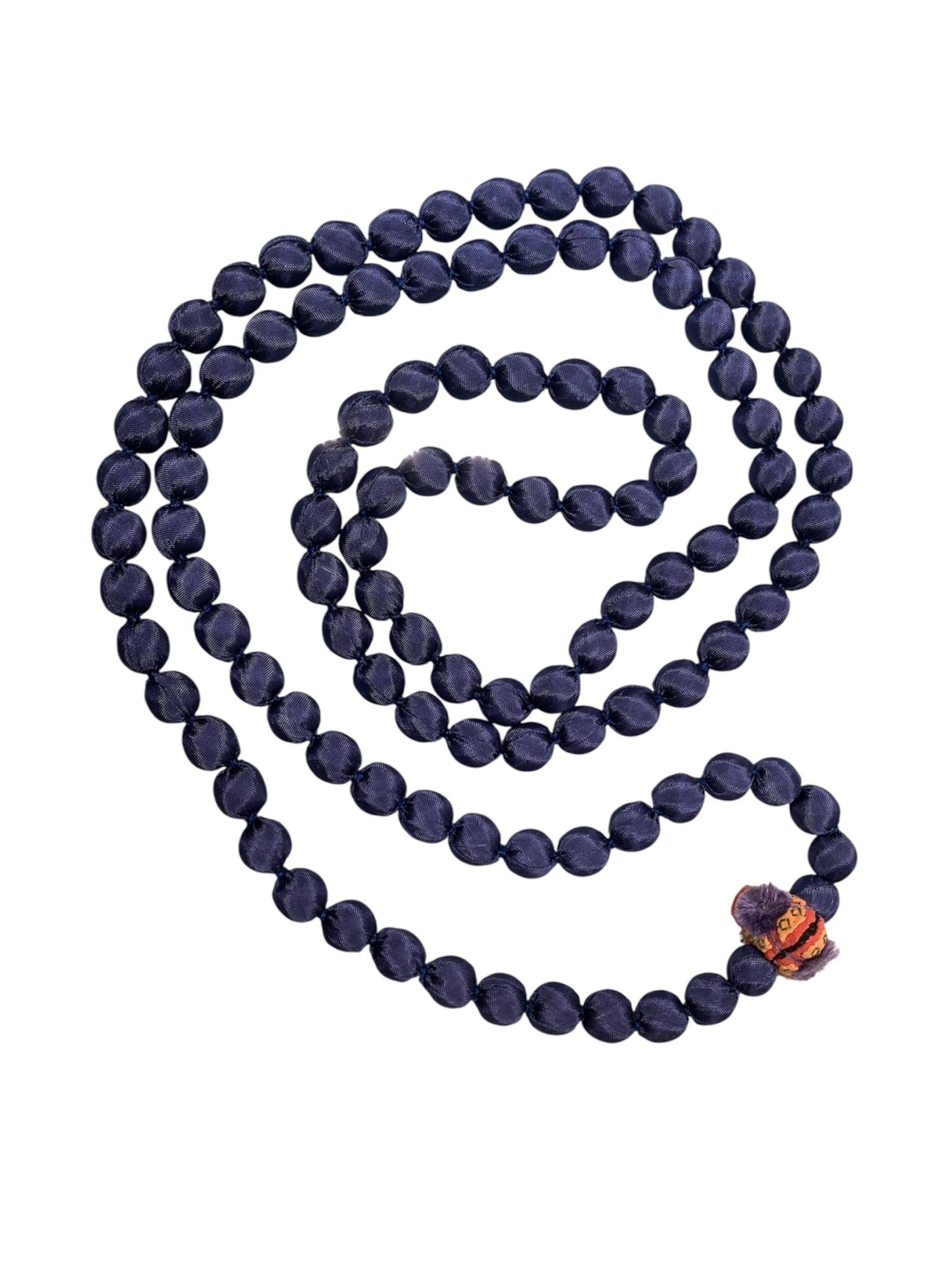 Collana Il Baco Da Seta Picle palline NHDI Blue Almohadon Ink