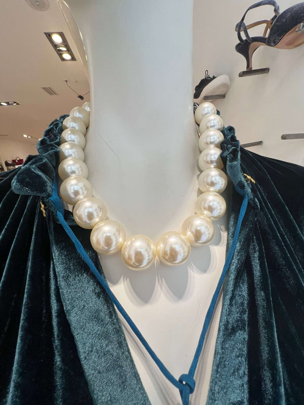 Livian necklace conti pearls silver